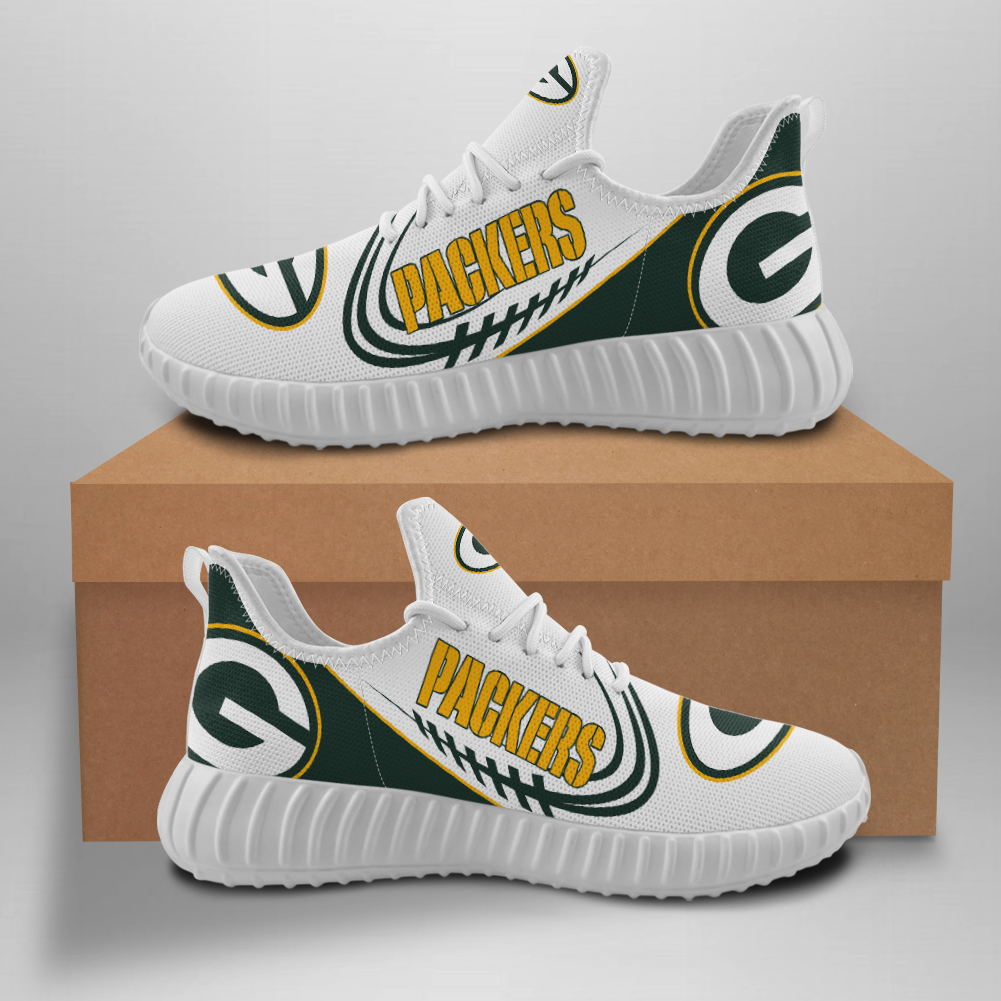 Women's NFL Green Bay Packers Mesh Knit Sneakers/Shoes 012